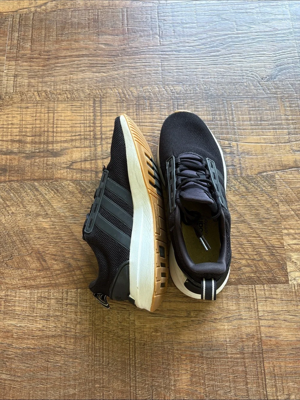 adidas Men’s Black and White Running Sneakers